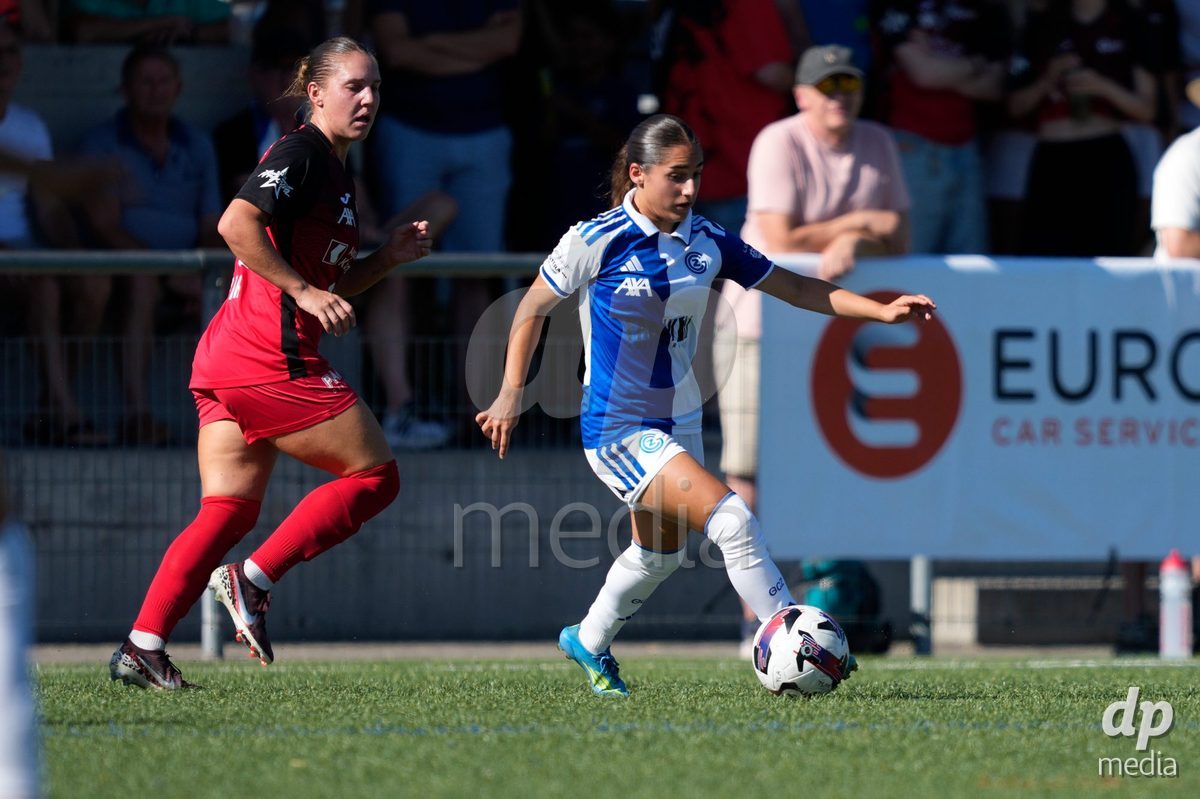 Schweiz: AXA Women's Super League 2026/2027, FC Aarau Frauen vs GC Frauenfussball - Sportanlage Schachen, Aarau: Ilaria Nerea Maddaloni (33 Grasshoppers) in Aktion