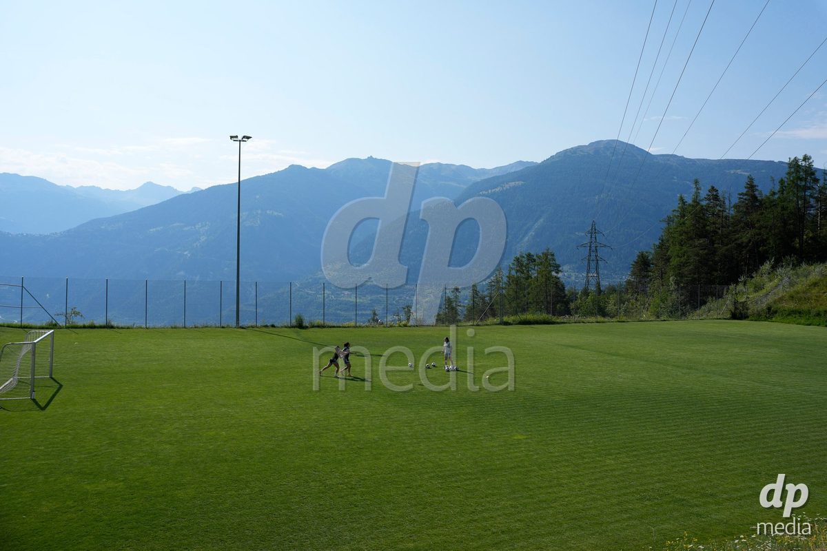 Crans-Montana, Switzerland - July 25: O during the AXA Women's Super League match between Servette FC Chenois Feminin and FC Sion Feminin at Stade du Christ-Roi on July 25, 2026 in Crans-Montana, Switzerland.