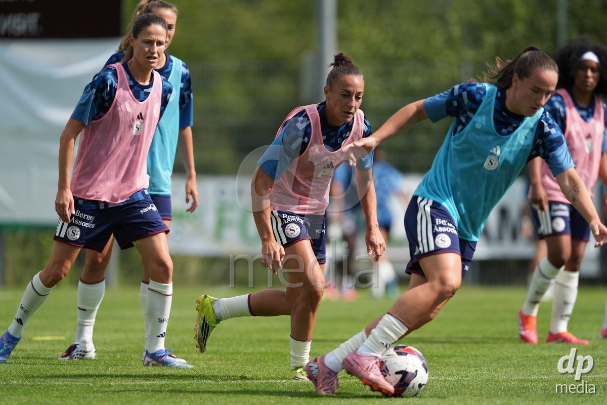 Crans-Montana, Switzerland - July 25: Serrano Castano Paula (19 SFCCF) during the AXA Women's Super League match between Servette FC Chenois Feminin and FC Sion Feminin at Stade du Christ-Roi on July 25, 2026 in Crans-Montana, Switzerland.