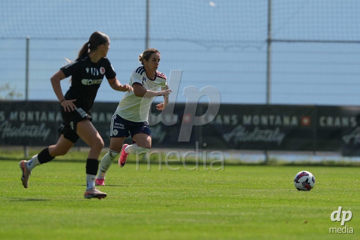 Crans-Montana, Switzerland - July 25: Andonova Natasha (7 SFCCF) during the AXA Women's Super League match between Servette FC Chenois Feminin and FC Sion Feminin at Stade du Christ-Roi on July 25, 2026 in Crans-Montana, Switzerland.