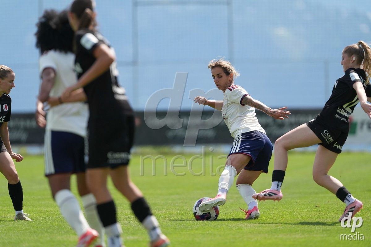 Crans-Montana, Switzerland - July 25: Andonova Natasha (7 SFCCF) during the AXA Women's Super League match between Servette FC Chenois Feminin and FC Sion Feminin at Stade du Christ-Roi on July 25, 2026 in Crans-Montana, Switzerland.