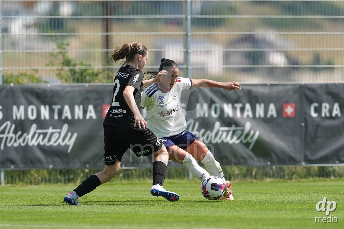 Crans-Montana, Switzerland - July 25: Terchoun Meriame (25 SFCCF) during the AXA Women's Super League match between Servette FC Chenois Feminin and FC Sion Feminin at Stade du Christ-Roi on July 25, 2026 in Crans-Montana, Switzerland.