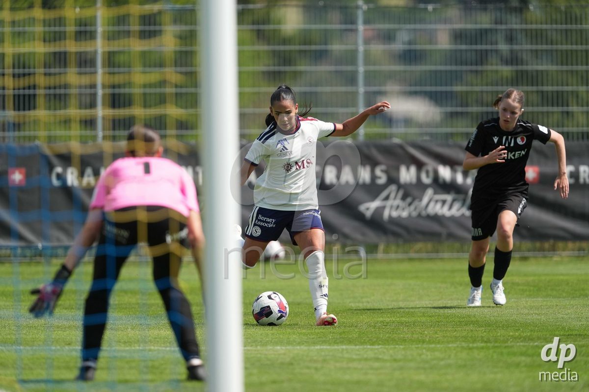 Crans-Montana, Switzerland - July 25: Terchoun Meriame (25 SFCCF) during the AXA Women's Super League match between Servette FC Chenois Feminin and FC Sion Feminin at Stade du Christ-Roi on July 25, 2026 in Crans-Montana, Switzerland.