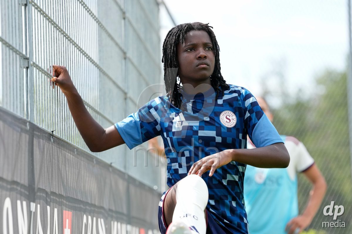 Crans-Montana, Switzerland - July 25: Garance Nein (17 SFCCF) during the AXA Women's Super League match between Servette FC Chenois Feminin and FC Sion Feminin at Stade du Christ-Roi on July 25, 2026 in Crans-Montana, Switzerland.