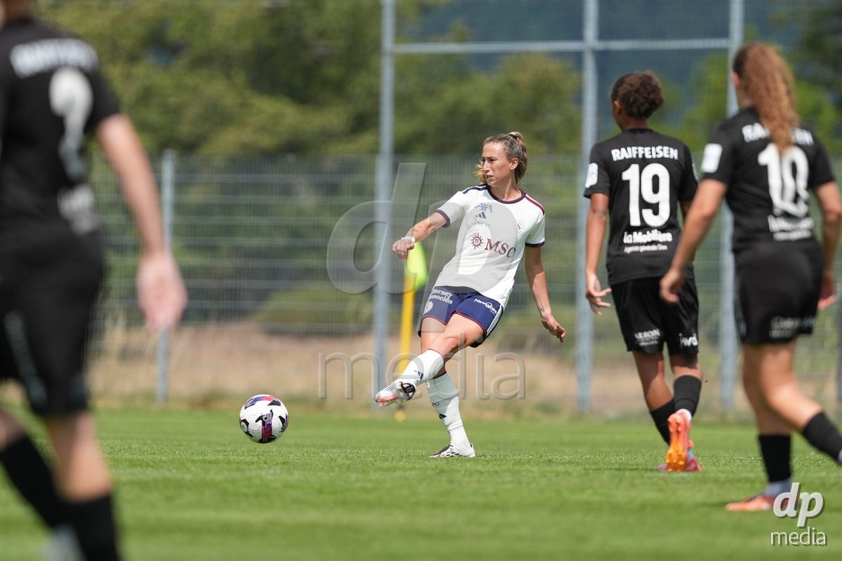 Crans-Montana, Switzerland - July 25: {faceTag} during the AXA Women's Super League match between Servette FC Chenois Feminin and FC Sion Feminin at Stade du Christ-Roi on July 25, 2026 in Crans-Montana, Switzerland.