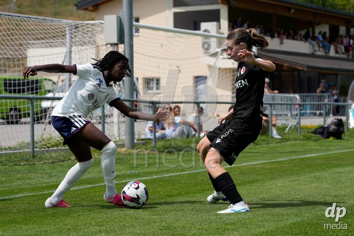 Crans-Montana, Switzerland - July 25: Garance Nein (17 SFCCF) during the AXA Women's Super League match between Servette FC Chenois Feminin and FC Sion Feminin at Stade du Christ-Roi on July 25, 2026 in Crans-Montana, Switzerland.