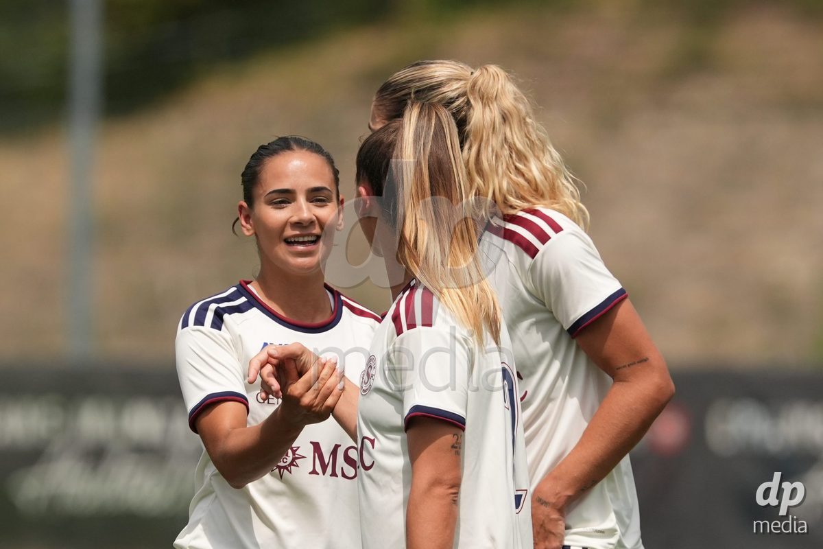 Crans-Montana, Switzerland - July 25: The Player after the AXA Women's Super League match between Servette FC Chenois Feminin and FC Sion Feminin at Stade du Christ-Roi on July 25, 2026 in Crans-Montana, Switzerland.