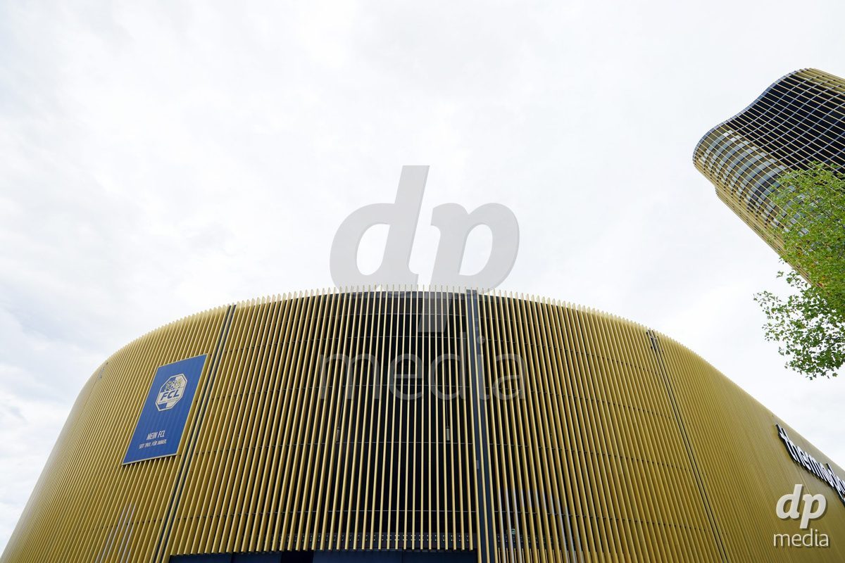 Luzern, Switzerland - August 28: General view outside the stadium prior to the AXA Women's Super League match between FC Luzern and FC St. Gallen 1879 at thermoplan arena on August 28, 2026 in Luzern, Switzerland.
