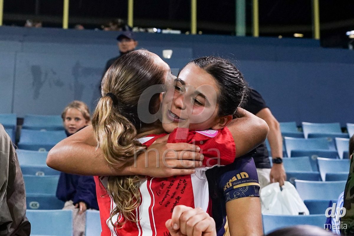 Luzern, Switzerland - August 28: Alyssa Keller of FC Luzern celebrates the victory during the AXA Women's Super League match between FC Luzern and FC St. Gallen 1879 at thermoplan arena on August 28, 2026 in Luzern, Switzerland.