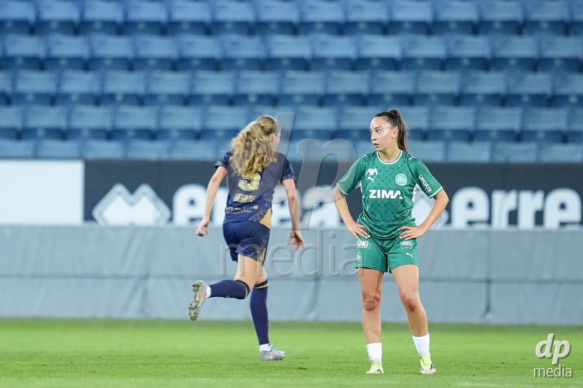 Luzern, Switzerland - August 28: Alzbeta Nemcova of FC St. Gallen looks dejected and disappointed during the AXA Women's Super League match between FC Luzern and FC St. Gallen 1879 at thermoplan arena on August 28, 2026 in Luzern, Switzerland.