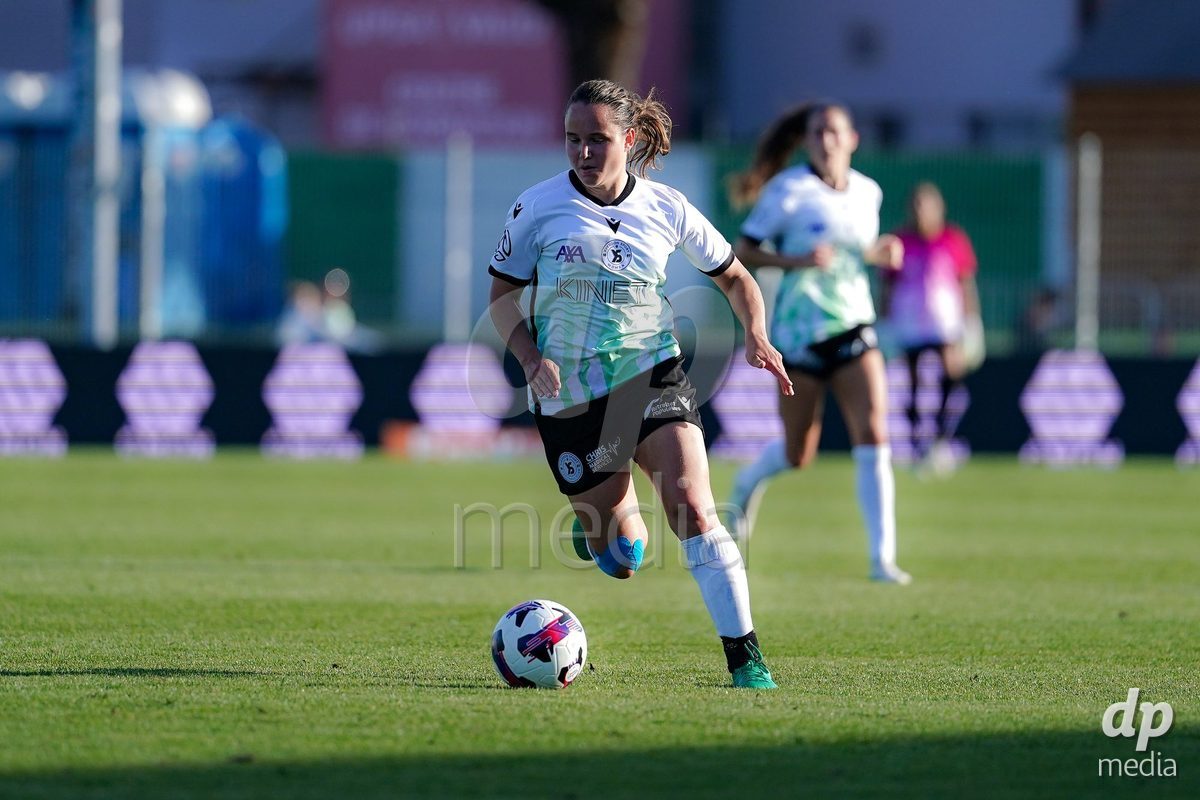 Yverdon-les-Bains, Switzerland - August 29: Chloé Warpelin of Yverdon Sport Women in action during the AXA Women's Super League match between FC Yverdon Women and GC Frauenfussball at Stade Municipal on August 29, 2026 in Yverdon-les-Bains, Switzerland.