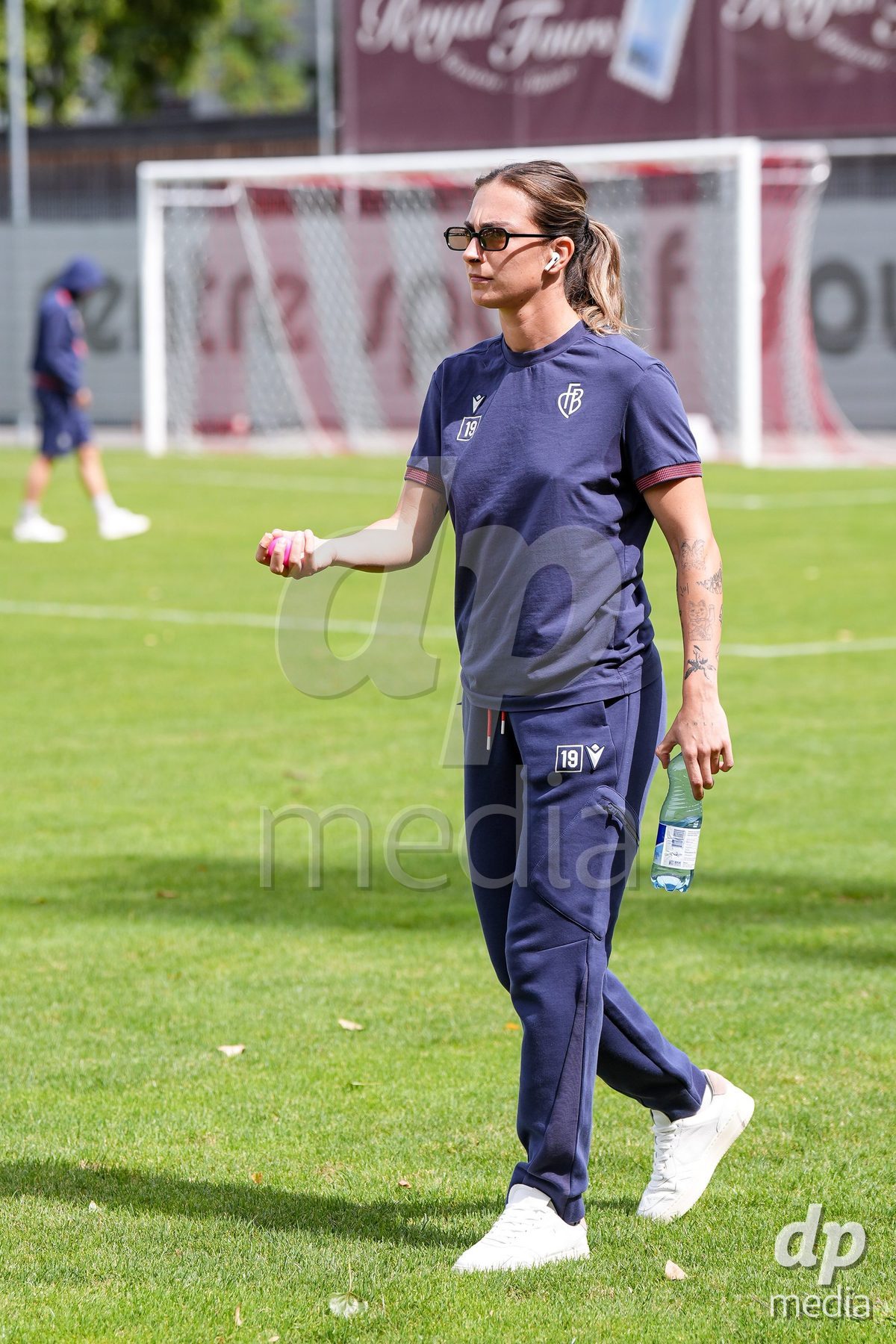 Geneva, Switzerland - August 29: Alice Ilaria Berti of FC Basel arrives prior to the AXA Women's Super League match between Servette FC Chenois Feminin and FC Basel 1893 at Stade de Trois-Chene on August 29, 2026 in Geneva, Switzerland.