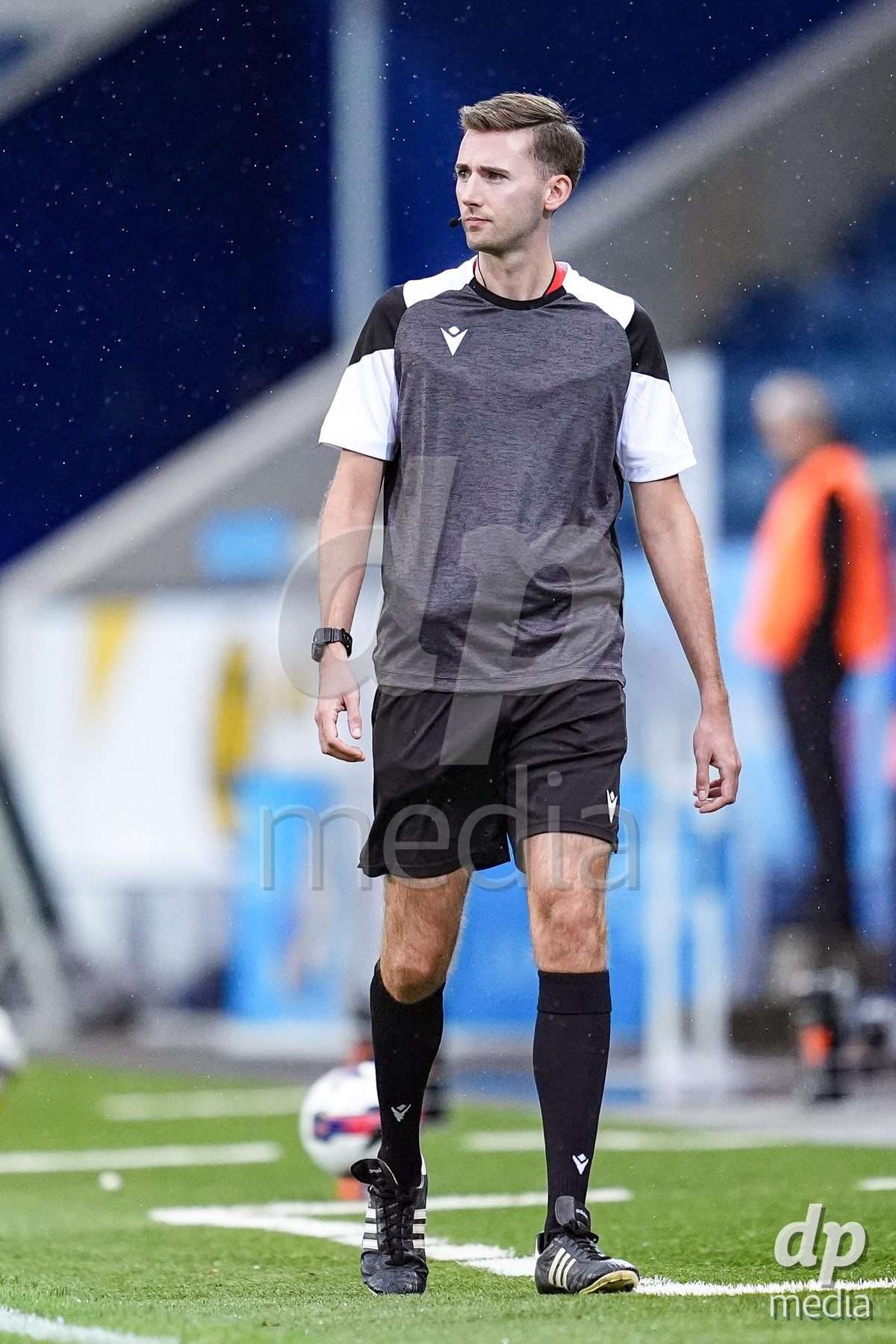 Luzern, Switzerland - August 28: Fourth referee assistant Kevin  Vidal looks on during the AXA Women's Super League match between FC Luzern and FC St. Gallen 1879 at thermoplan arena on August 28, 2026 in Luzern, Switzerland.