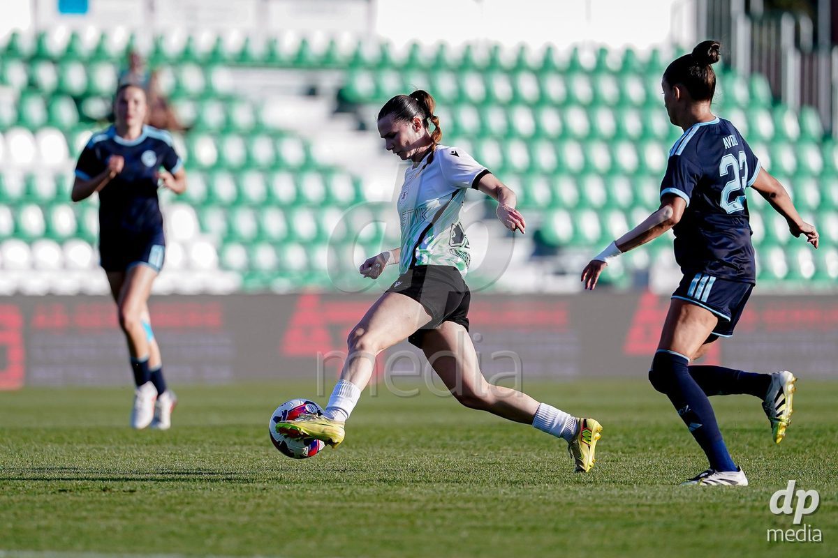 Yverdon-les-Bains, Switzerland - August 29: Michelle Sager of Yverdon Sport Women in action during the AXA Women's Super League match between FC Yverdon Women and GC Frauenfussball at Stade Municipal on August 29, 2026 in Yverdon-les-Bains, Switzerland.