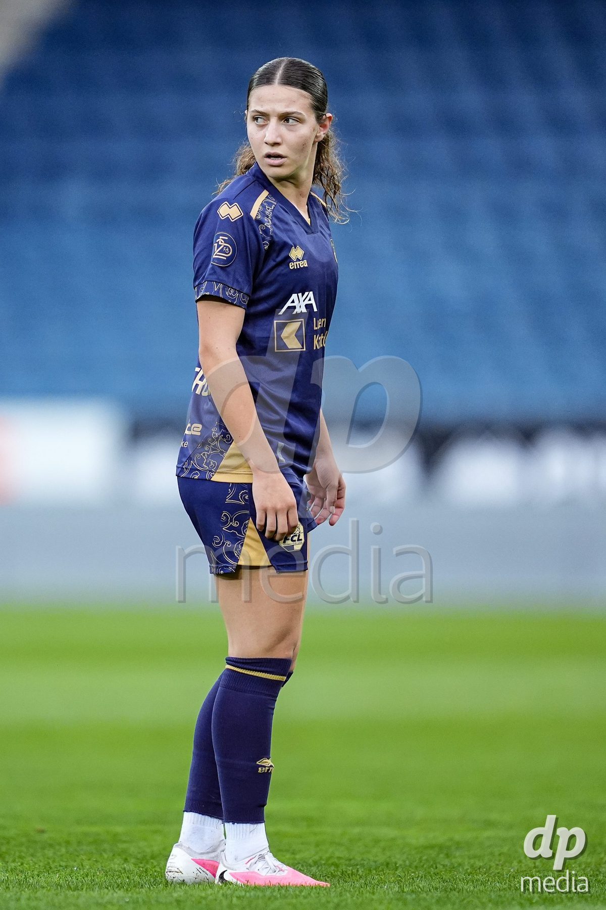 Luzern, Switzerland - August 28: Portrait (headshot/close up) of Ramona Schallberger of FC Luzern during the AXA Women's Super League match between FC Luzern and FC St. Gallen 1879 at thermoplan arena on August 28, 2026 in Luzern, Switzerland.