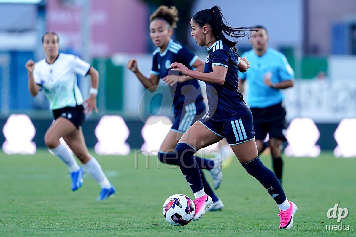 Yverdon-les-Bains, Switzerland - August 29: Qendresa Krasniqi of GC Frauenfussball in action during the AXA Women's Super League match between FC Yverdon Women and GC Frauenfussball at Stade Municipal on August 29, 2026 in Yverdon-les-Bains, Switzerland.