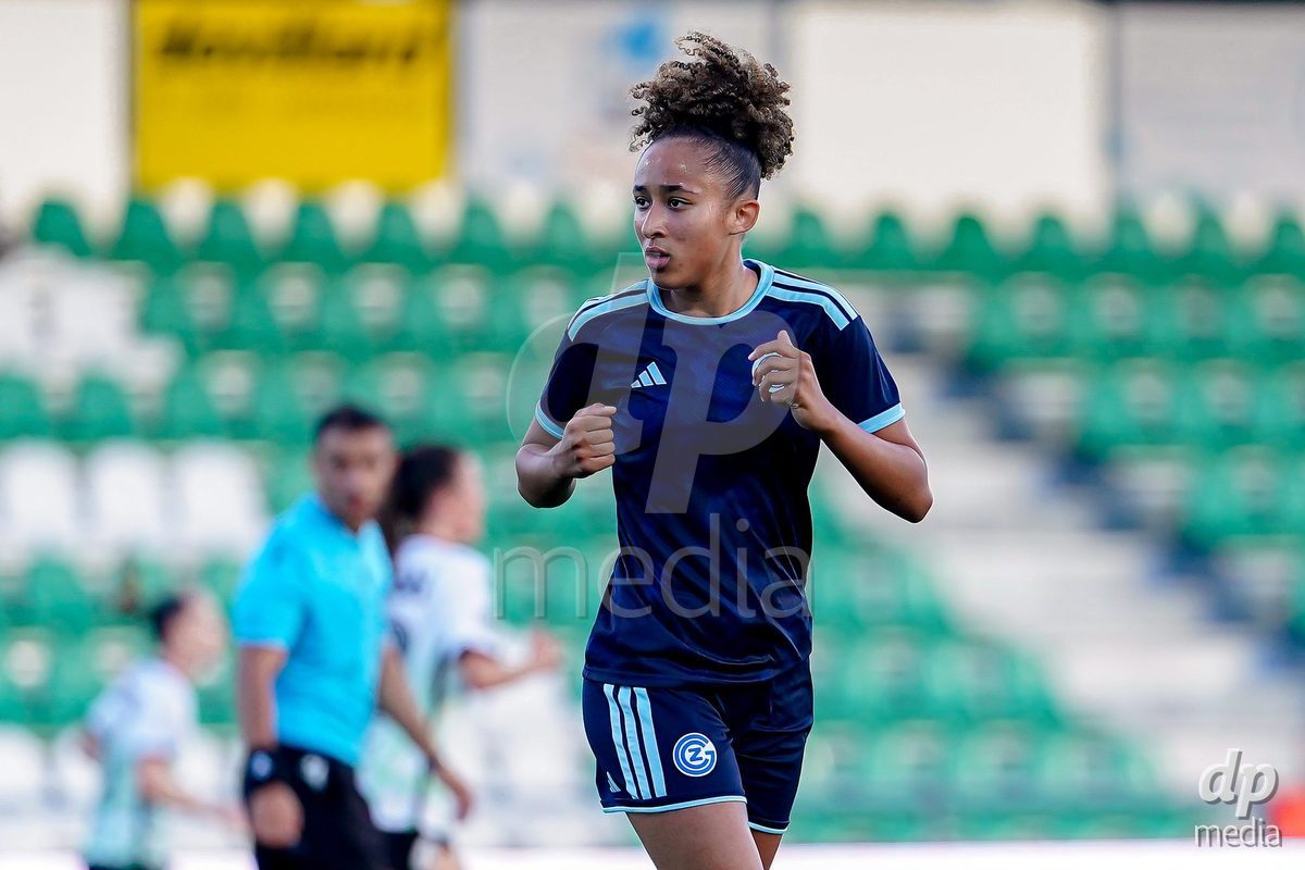 Yverdon-les-Bains, Switzerland - August 29: Soraya Bandia of GC Frauenfussball during the AXA Women's Super League match between FC Yverdon Women and GC Frauenfussball at Stade Municipal on August 29, 2026 in Yverdon-les-Bains, Switzerland.