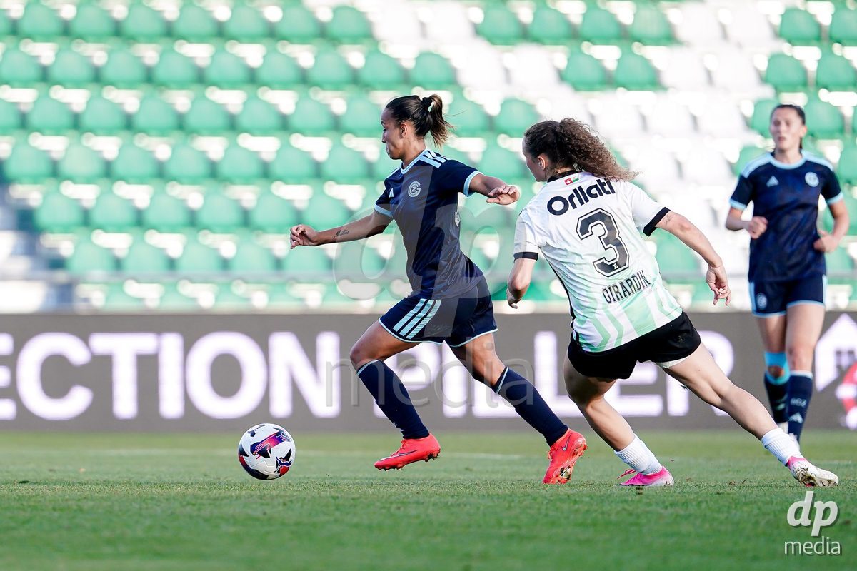 Yverdon-les-Bains, Switzerland - August 29: Dalila Belen Ippolito of GC Frauenfussball in action during the AXA Women's Super League match between FC Yverdon Women and GC Frauenfussball at Stade Municipal on August 29, 2026 in Yverdon-les-Bains, Switzerland.
