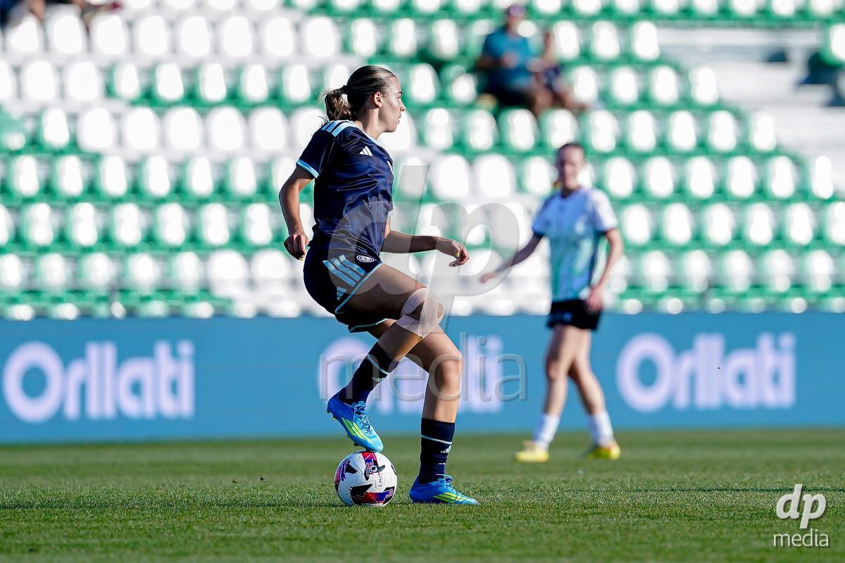 Yverdon-les-Bains, Switzerland - August 29: Emma Egli of GC Frauenfussball in action during the AXA Women's Super League match between FC Yverdon Women and GC Frauenfussball at Stade Municipal on August 29, 2026 in Yverdon-les-Bains, Switzerland.
