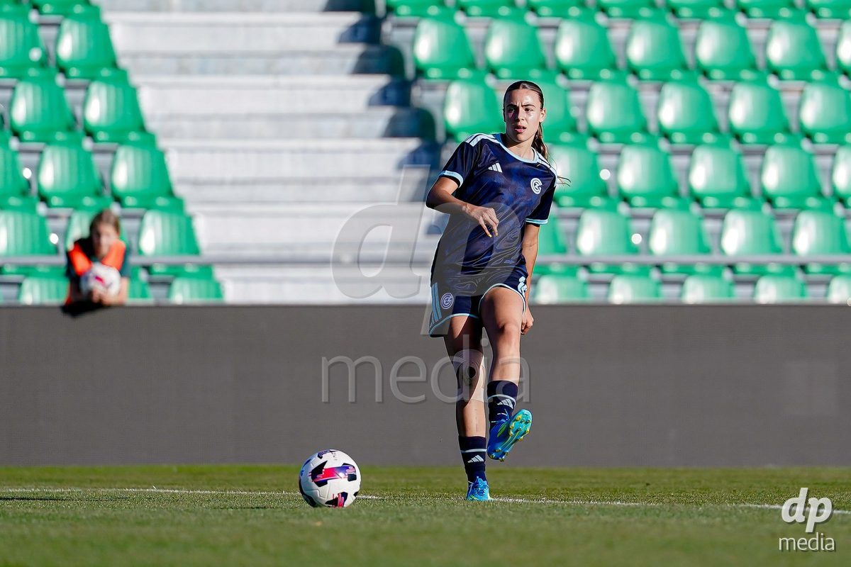 Yverdon-les-Bains, Switzerland - August 29: Emma Egli of GC Frauenfussball in action during the AXA Women's Super League match between FC Yverdon Women and GC Frauenfussball at Stade Municipal on August 29, 2026 in Yverdon-les-Bains, Switzerland.