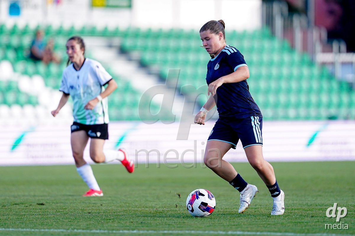 Yverdon-les-Bains, Switzerland - August 29: Michelle Storni of GC Frauenfussball in action during the AXA Women's Super League match between FC Yverdon Women and GC Frauenfussball at Stade Municipal on August 29, 2026 in Yverdon-les-Bains, Switzerland.