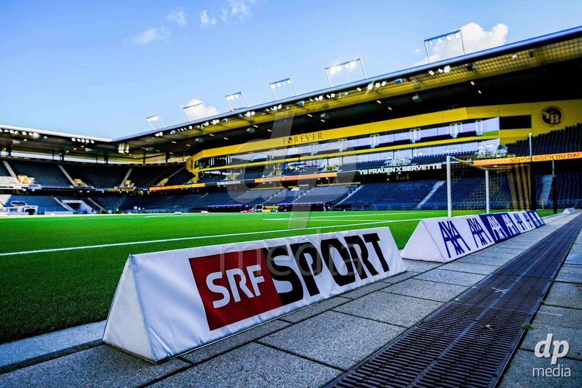Switzerland: AXA Womens Super League 2026/27, BSC YB Frauen vs Servette FC Chenois Feminin - Wankdorf Stadium, Bern: SRF Sport sponsor