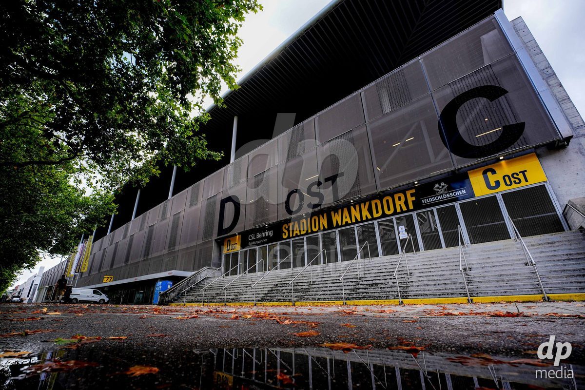 Switzerland: AXA Womens Super League 2026/27, BSC YB Frauen vs Servette FC Chenois Feminin - Wankdorf Stadium, Bern: Panoramic exterior view of Wankdorf Stadium