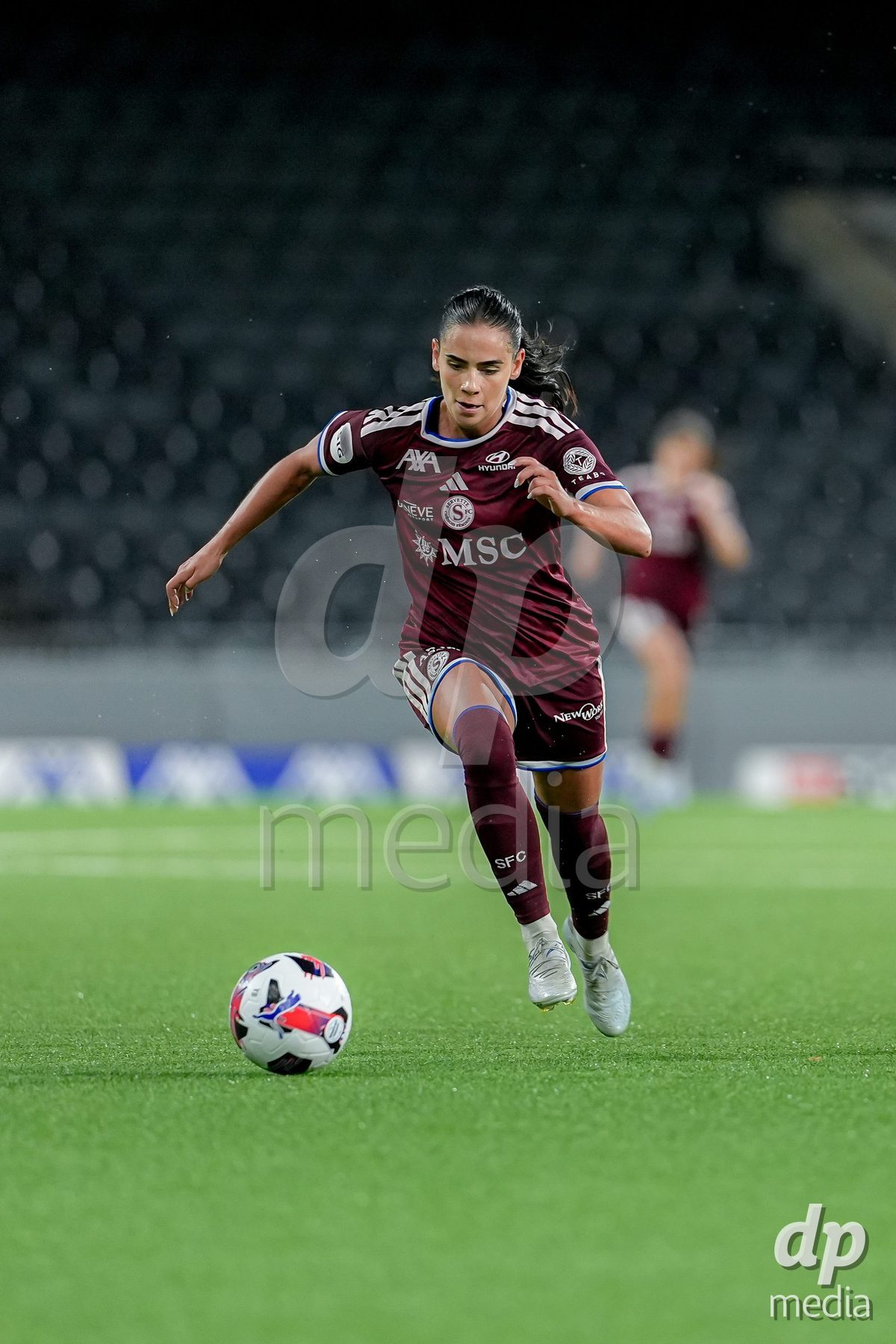 Switzerland: AXA Womens Super League 2026/27, BSC YB Frauen vs Servette FC Chenois Feminin - Wankdorf Stadium, Bern: Meriame Terchoun (25 Servette FC Chenois Feminin) in action.