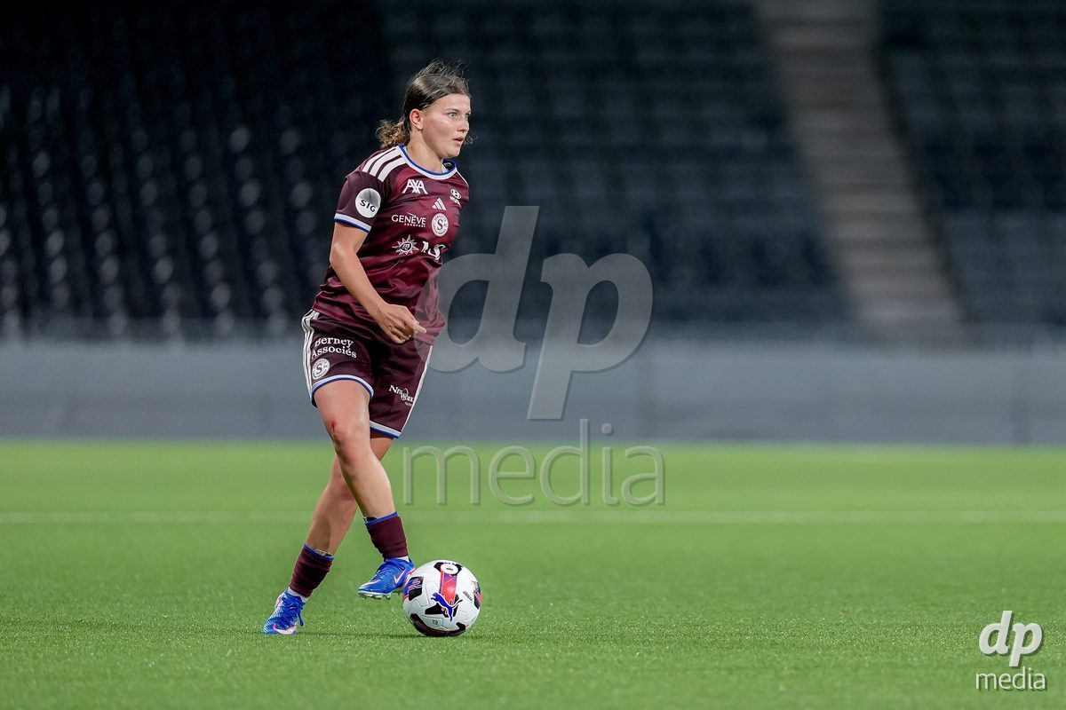 Switzerland: AXA Womens Super League 2026/27, BSC YB Frauen vs Servette FC Chenois Feminin - Wankdorf Stadium, Bern: Chiara Wallin (20 Servette FC Chenois Feminin) in action.