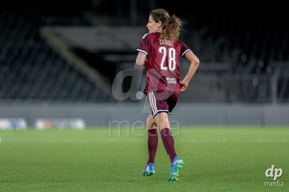 Switzerland: AXA Womens Super League 2026/27, BSC YB Frauen vs Servette FC Chenois Feminin - Wankdorf Stadium, Bern: Noemie Carage (Noémie Carage) (28 Servette FC Chenois Feminin)