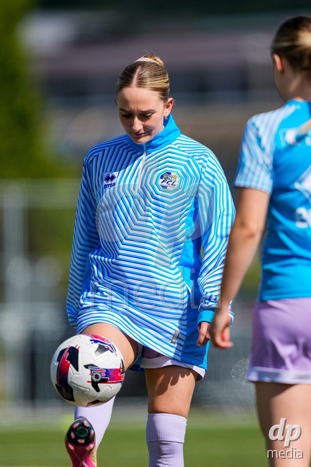 Schweiz: AXA Women's Super League 2025/26, FC Sion Feminin vs FC Luzern - Terrain Synthetique Ancien Stand, Sion: Chantal Ruf (10 FCL)