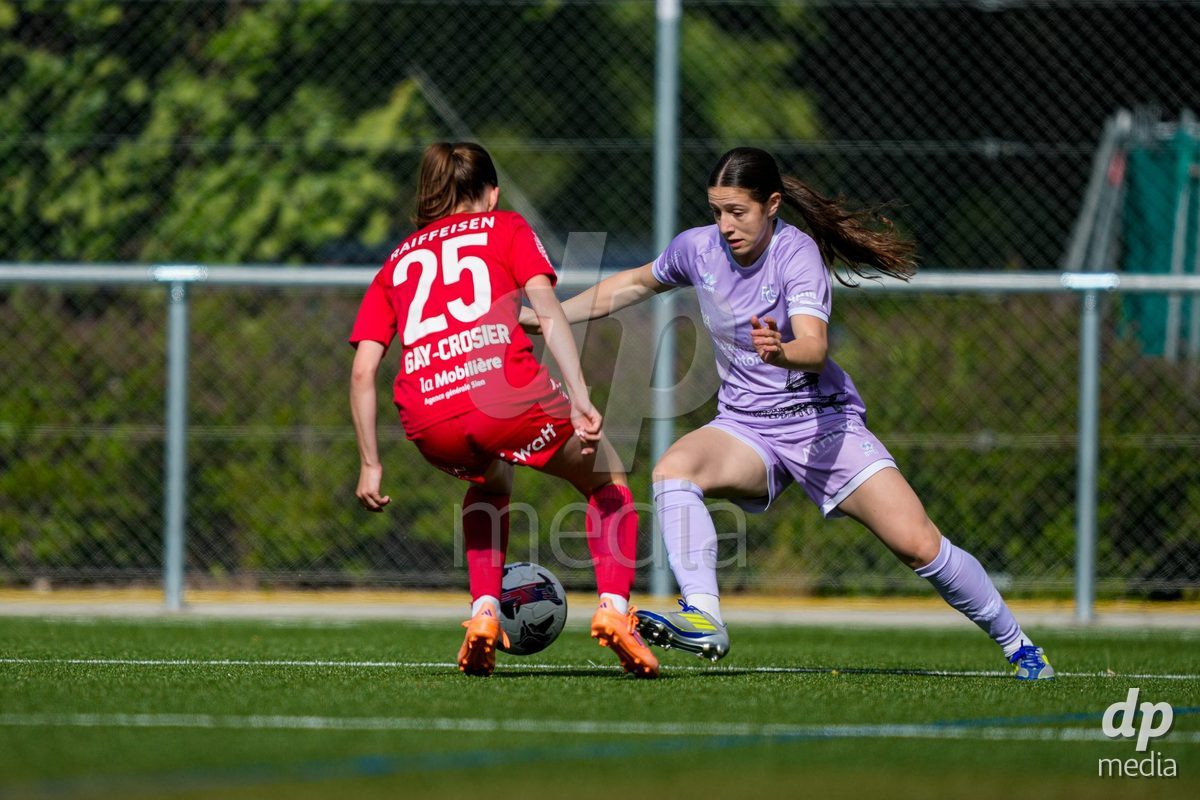 Schweiz: AXA Women's Super League 2025/26, FC Sion Feminin vs FC Luzern - Terrain Synthetique Ancien Stand, Sion: Ramona Schallberger (36 FCL)