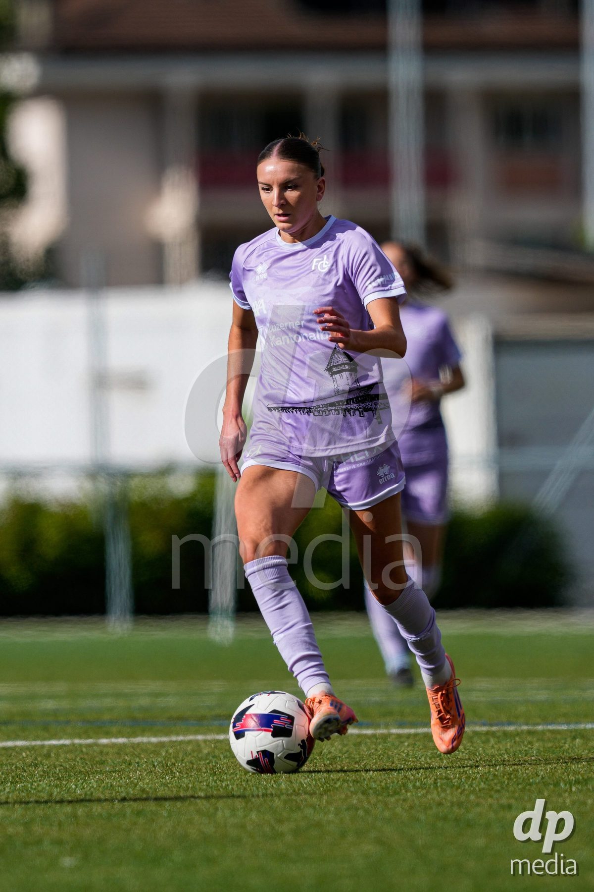 Schweiz: AXA Women's Super League 2025/26, FC Sion Feminin vs FC Luzern - Terrain Synthetique Ancien Stand, Sion: Gentiana Fetaj (9 FCL)