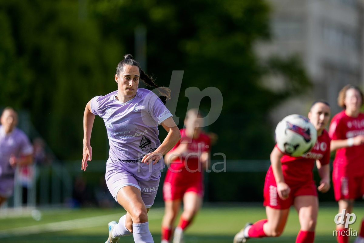 Schweiz: AXA Women's Super League 2025/26, FC Sion Feminin vs FC Luzern - Terrain Synthetique Ancien Stand, Sion: Cristina Carp (28 FCL)