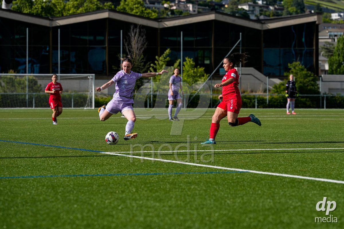 Schweiz: AXA Women's Super League 2025/26, FC Sion Feminin vs FC Luzern - Terrain Synthetique Ancien Stand, Sion: