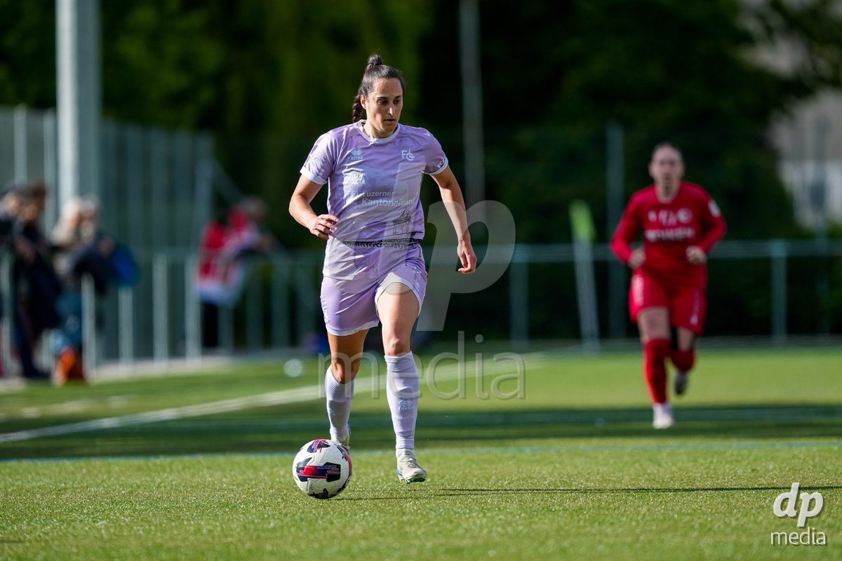 Schweiz: AXA Women's Super League 2025/26, FC Sion Feminin vs FC Luzern - Terrain Synthetique Ancien Stand, Sion: Cristina Carp (28 FCL)