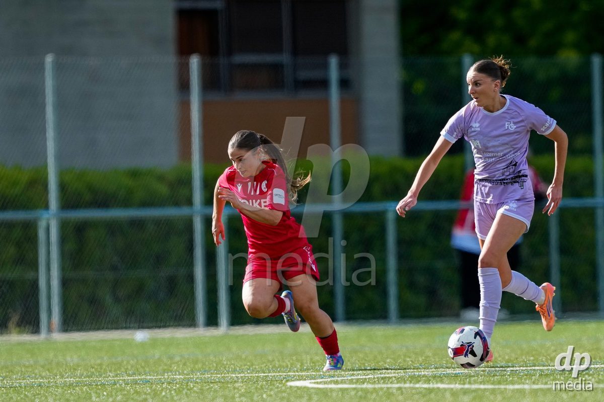 Schweiz: AXA Women's Super League 2025/26, FC Sion Feminin vs FC Luzern - Terrain Synthetique Ancien Stand, Sion: Gentiana Fetaj (9 FCL)