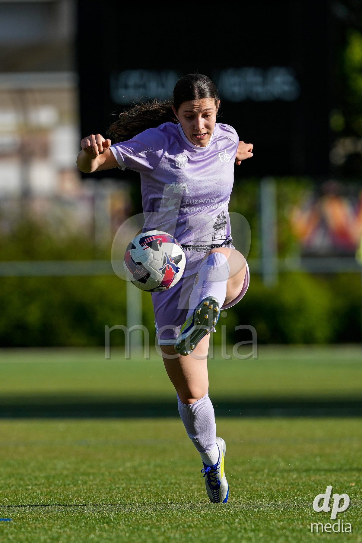 Schweiz: AXA Women's Super League 2025/26, FC Sion Feminin vs FC Luzern - Terrain Synthetique Ancien Stand, Sion: Ramona Schallberger (36 FCL)
