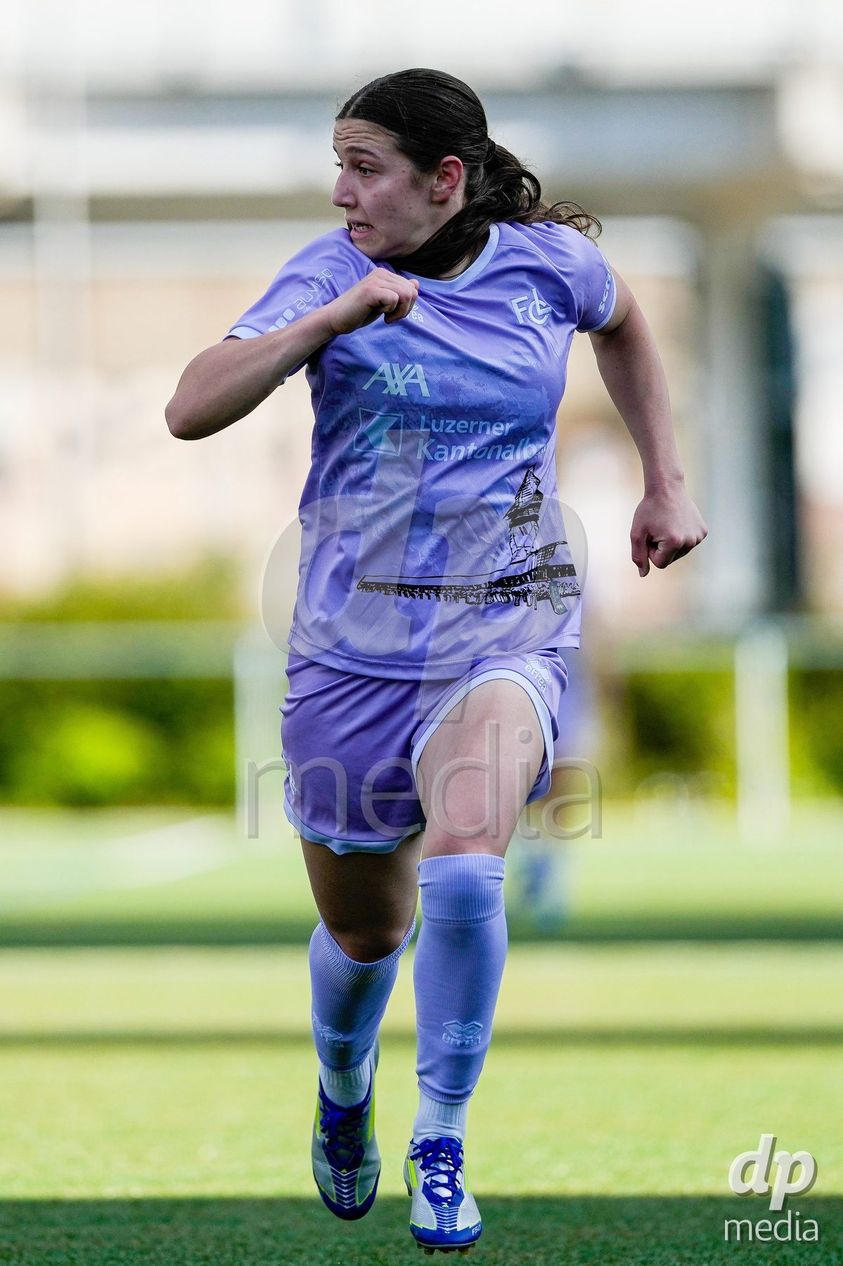 Schweiz: AXA Women's Super League 2025/26, FC Sion Feminin vs FC Luzern - Terrain Synthetique Ancien Stand, Sion: Ramona Schallberger (36 FCL)