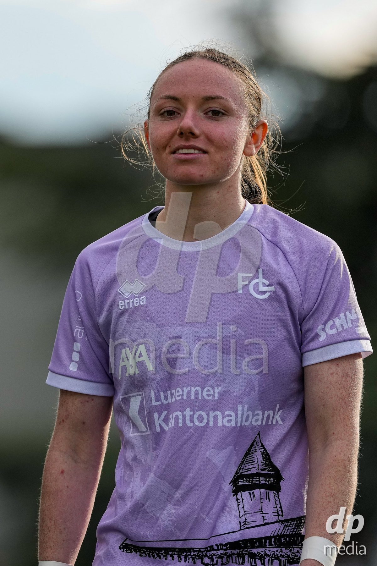 Schweiz: AXA Women's Super League 2025/26, FC Sion Feminin vs FC Luzern - Terrain Synthetique Ancien Stand, Sion: Cristina Carp (28 FCL)