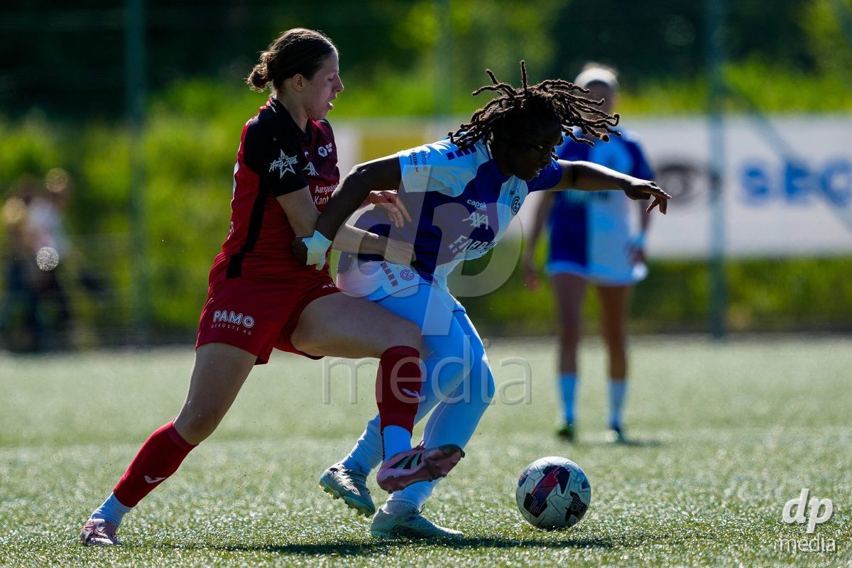 Schweiz: AXA Women's Super League 2025/26, FC Aarau Frauen vs GC Frauenfussball - Sportanlage Schachen, Aarau: Landryna Cindy Intaka Lushimba Bilombi (25 Grasshoppers)
