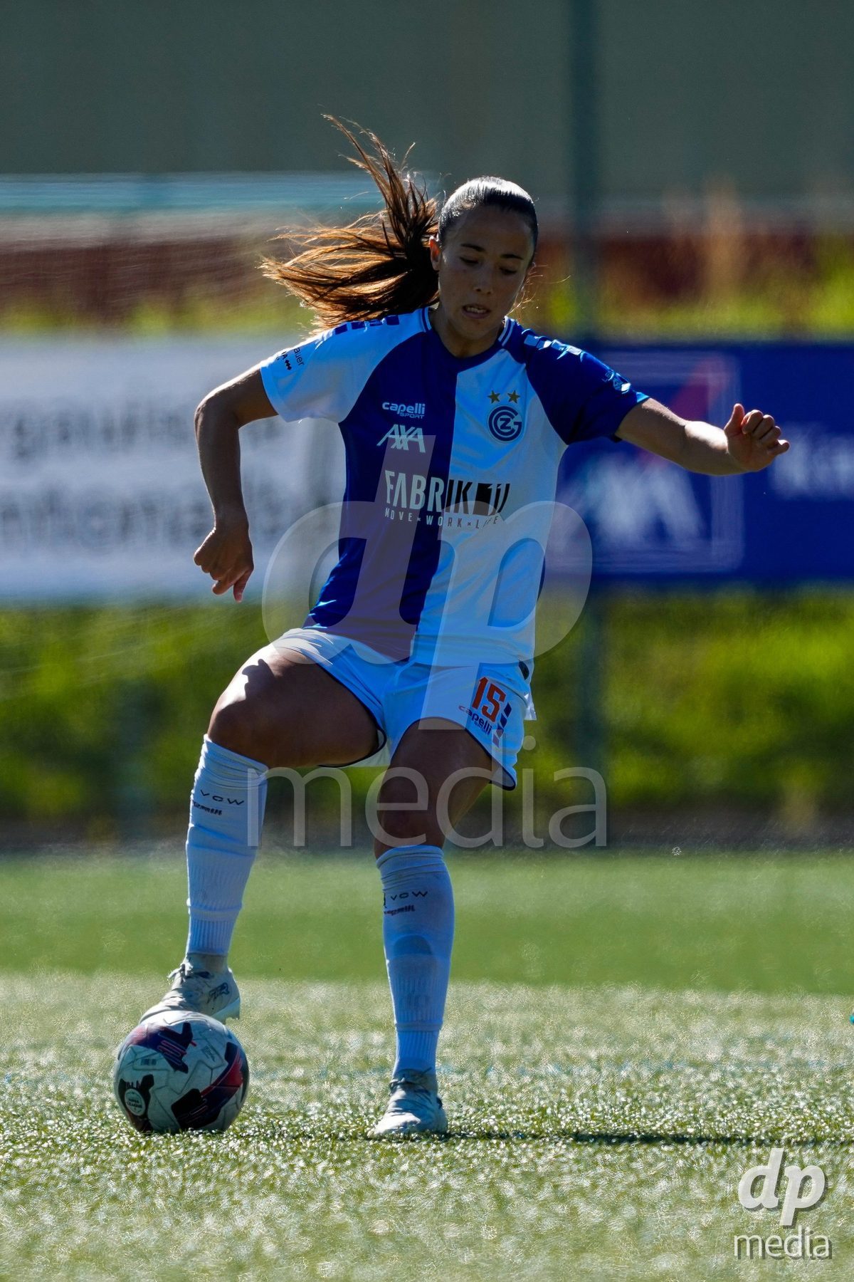 Schweiz: AXA Women's Super League 2025/26, FC Aarau Frauen vs GC Frauenfussball - Sportanlage Schachen, Aarau: Marta Cazalla Garcia (15 Grasshoppers)