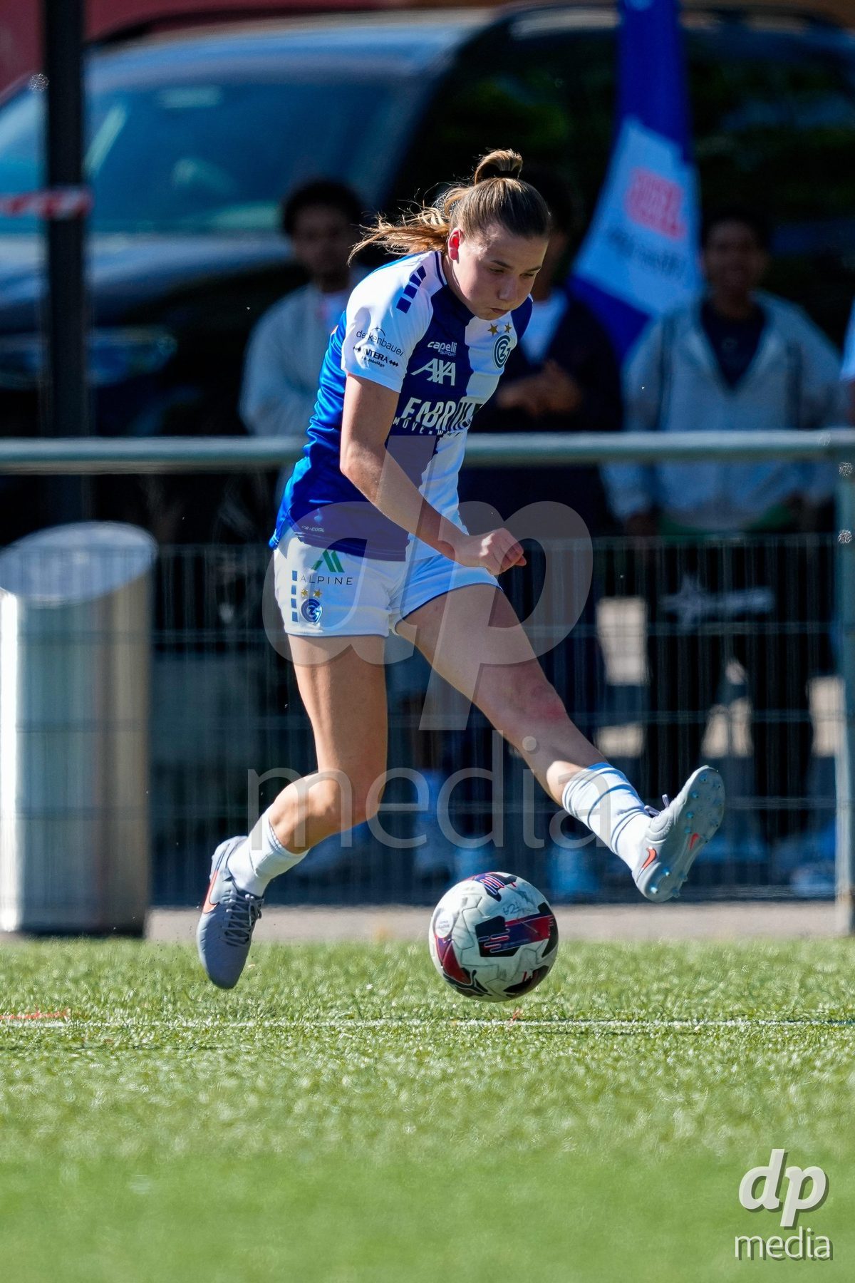 Schweiz: AXA Women's Super League 2025/26, FC Aarau Frauen vs GC Frauenfussball - Sportanlage Schachen, Aarau: Giulia Looser (24 Grasshoppers)