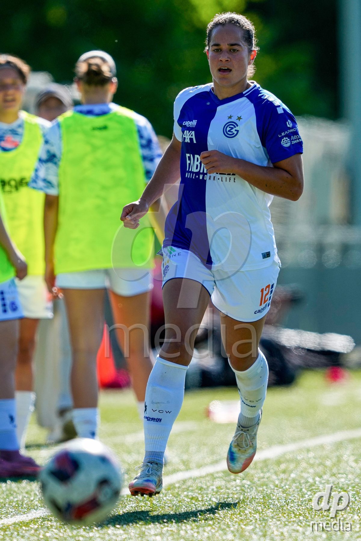 Schweiz: AXA Women's Super League 2025/26, FC Aarau Frauen vs GC Frauenfussball - Sportanlage Schachen, Aarau: Kayla Jay Mckenna (12 Grasshoppers)