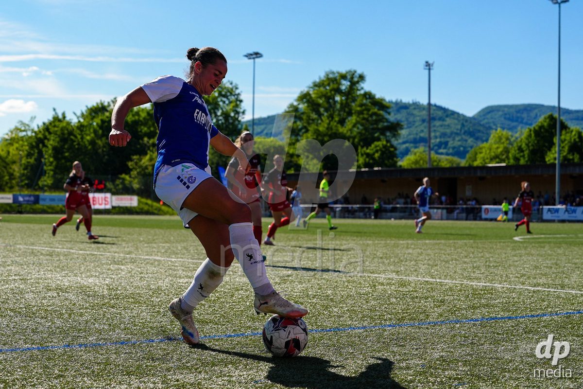 Schweiz: AXA Women's Super League 2025/26, FC Aarau Frauen vs GC Frauenfussball - Sportanlage Schachen, Aarau: Kayla Jay Mckenna (12 Grasshoppers)