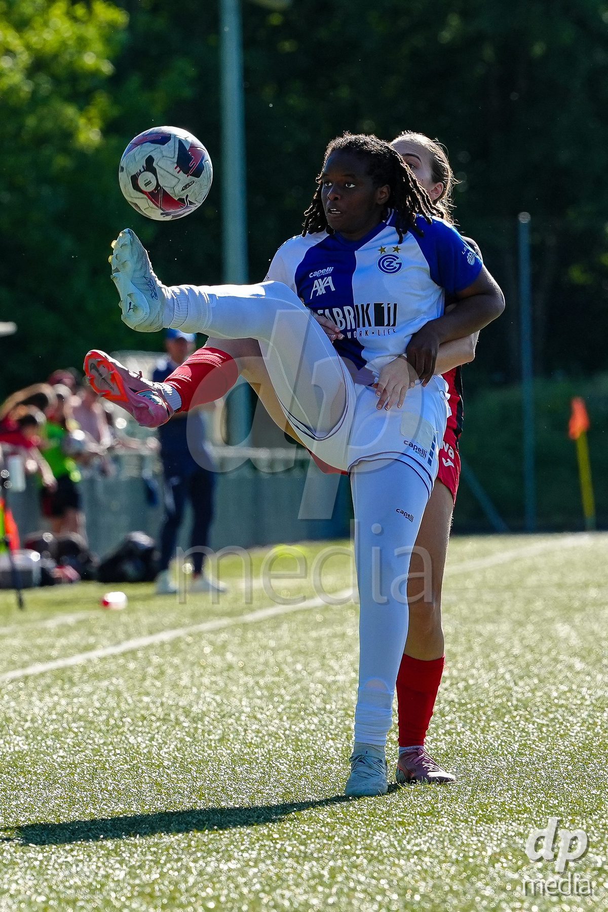 Schweiz: AXA Women's Super League 2025/26, FC Aarau Frauen vs GC Frauenfussball - Sportanlage Schachen, Aarau: Landryna Cindy Intaka Lushimba Bilombi (25 Grasshoppers)