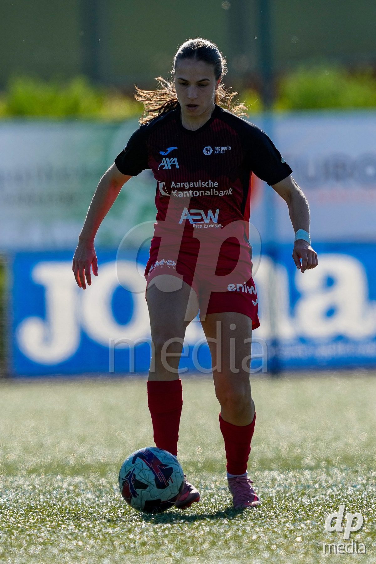 Schweiz: AXA Women's Super League 2025/26, FC Aarau Frauen vs GC Frauenfussball - Sportanlage Schachen, Aarau: Fabienne Bangerter (7 FC Aarau)