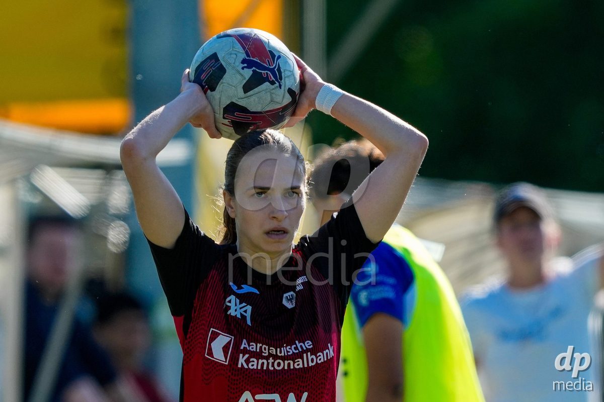Schweiz: AXA Women's Super League 2025/26, FC Aarau Frauen vs GC Frauenfussball - Sportanlage Schachen, Aarau: Fabienne Bangerter (7 FC Aarau)