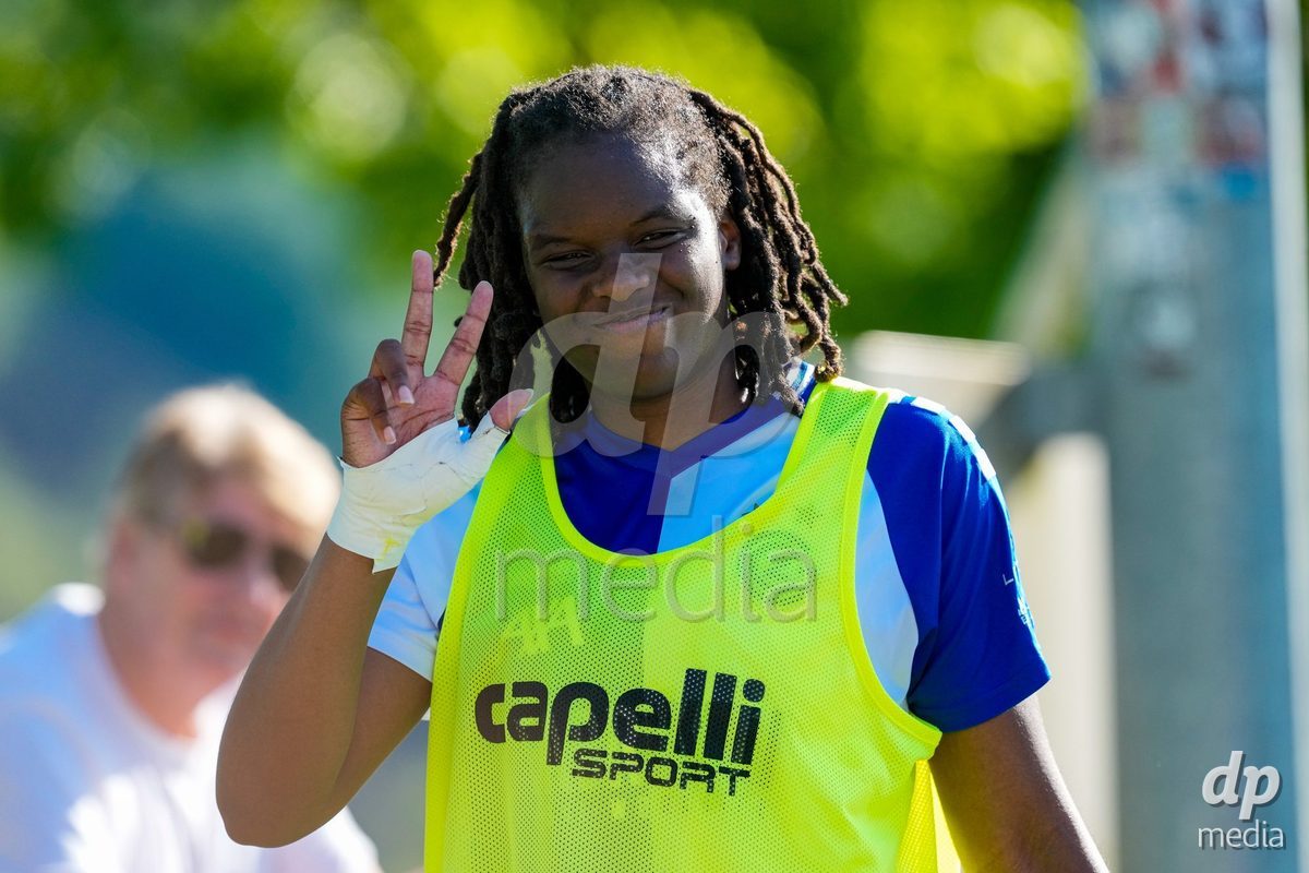 Schweiz: AXA Women's Super League 2025/26, FC Aarau Frauen vs GC Frauenfussball - Sportanlage Schachen, Aarau: Landryna Cindy Intaka Lushimba Bilombi (25 Grasshoppers)