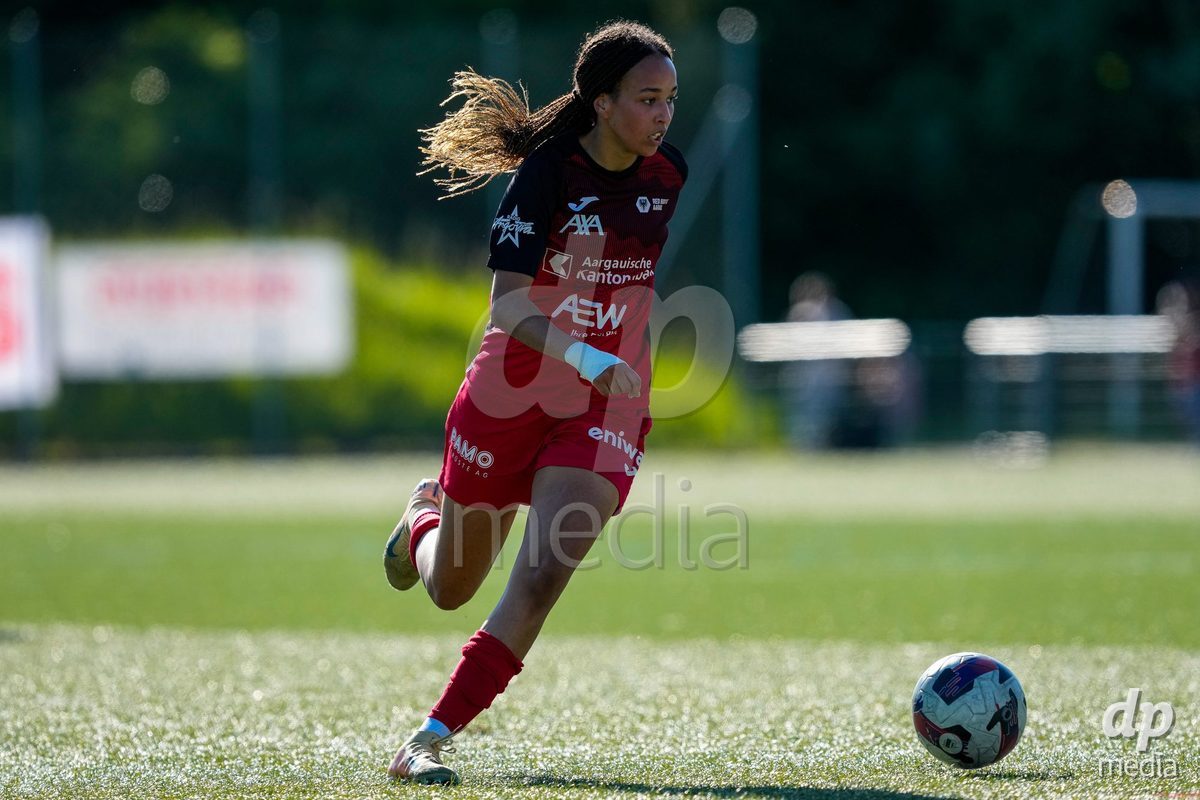Schweiz: AXA Women's Super League 2025/26, FC Aarau Frauen vs GC Frauenfussball - Sportanlage Schachen, Aarau: Joy Steck (17 FC Aarau)